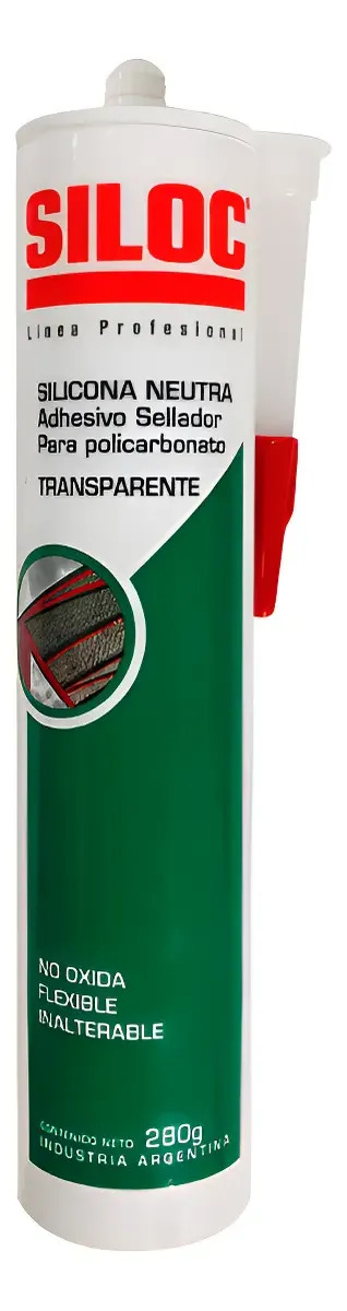 SILOC SILICONA NEUTRA P/POLICARBONATO 280ML