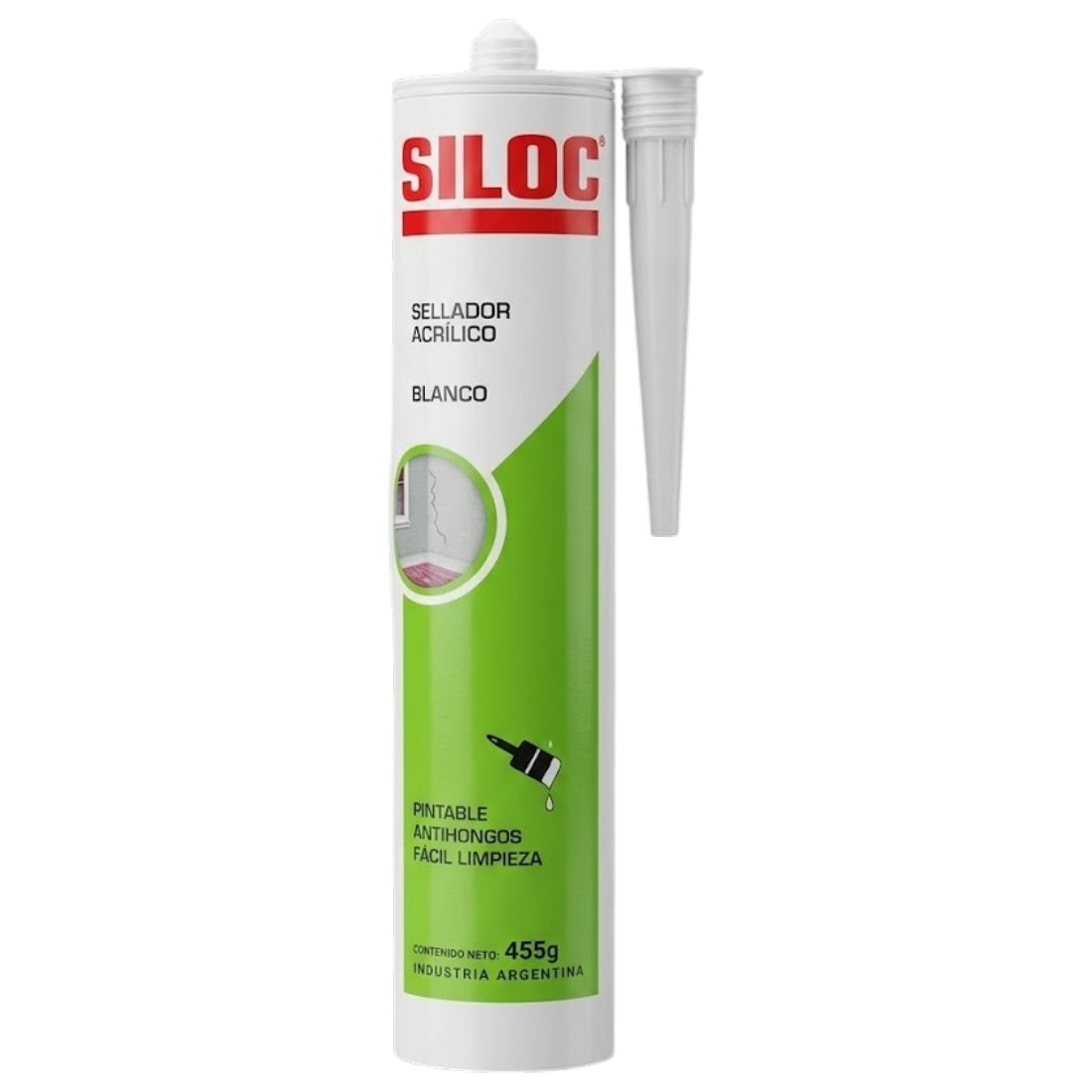 SILOC SELLADOR ACRILICO BLANCO 455GRS